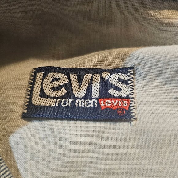 Vintage 70's Levi's for Men Orange Tab, Wide Leg, Mid-Wash, Size 46 X 29 - Picture 10 of 12